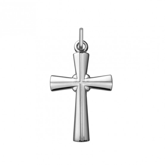 Colgante de plata en forma de cruz