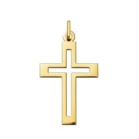 Colgante cruz de oro (23310)