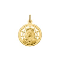 Medalla de oro religiosa Virgen Madonna (1824235)
