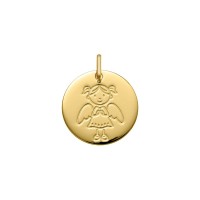 Medalla de comunión de oro Angelito Niña