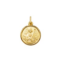 Medalla religiosa en oro Ángel de la Guarda