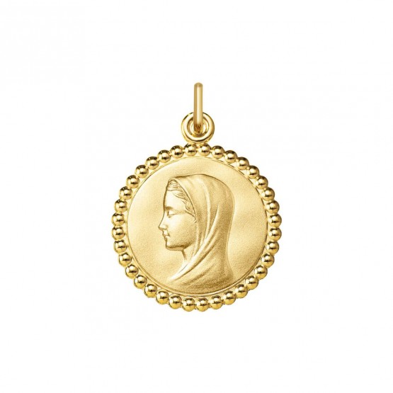 Medalla de oro amarillo de la Virgen María (1270283)
