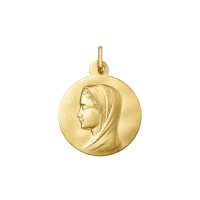 Medalla Virgen María con manto