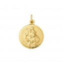 Medalla oro religiosa circular San Cristóbal (1430313N)