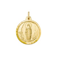 Medalla de oro Virgen de Lourdes