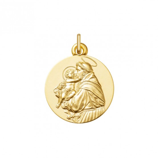 Medalla de San Antonio de Padua en oro