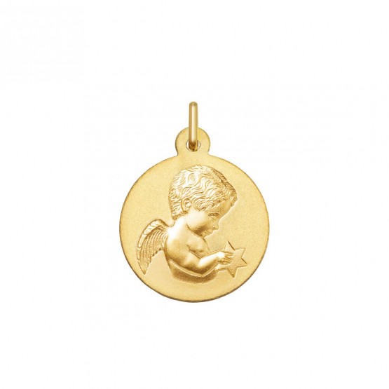 Medalla de oro con un Angelito