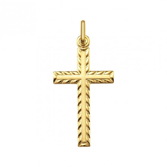 Colgante cruz en oro (modelo 232004 de ARGYOR)