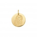 Medalla de la Virgen by Sara B.G. en plata dorada 1962066D de MiMedalla