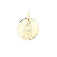 Medalla Virgen embarazada by Sara B.G. en oro 9k/18K