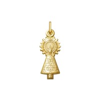 Medalla de oro silueta Virgen del Pilar (1380216)