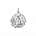 Medalla Virgen de Covadonga en plata 925