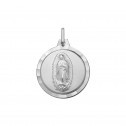 Medalla de plata de la Virgen de Guadalupe