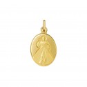 Medalla de plata dorada Cristo de la Misericordia