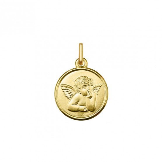 Medalla Ángel de Rafael en oro de 18 ó 9k