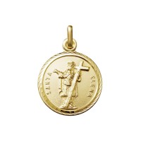 Medalla de Santa Elena oro 18k