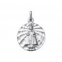 Medalla Niño Jesús de Praga plata