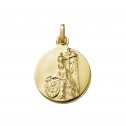 Medalla Nuestra Señora de las Angustias plata dorada