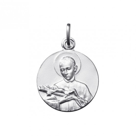 Medalla de San Luis Gonzaga plata