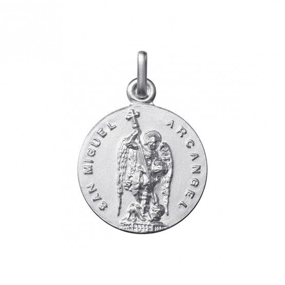 Medalla San Miguel Arcángel en plata