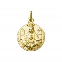 Medalla Nuestra Señora de Coromoto plata dorada