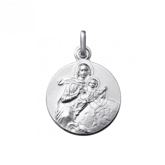 Medalla Nuestra Señora del Rosario plata