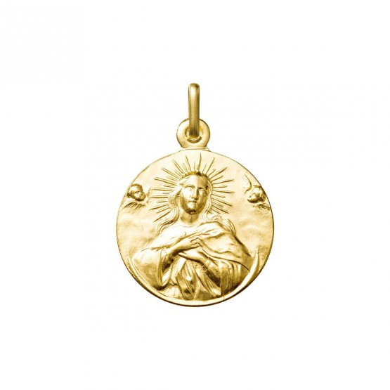 Medalla de la Purísima Concepción en oro de 18k