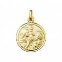 Medalla Sagrada Familia oro 18k
