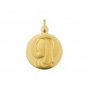 Medalla de oro Virgen niña (1482104P)