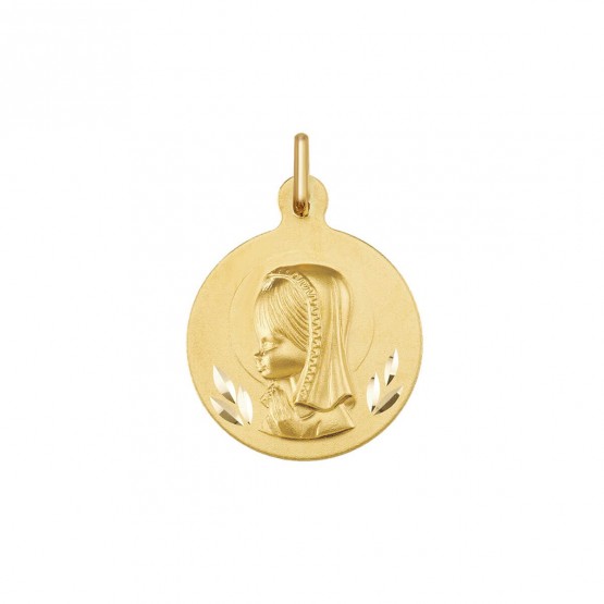Medalla de oro Virgen niña sin bisel (1430104)