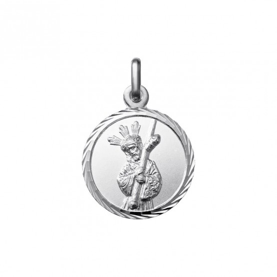 Medalla del Cristo del Gran Poder de Sevilla modelo 0121234 de MiMedalla en plata.