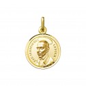 Medalla San Ignacio de Loyola en oro 18k
