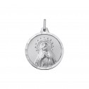Medalla de la Virgen de la Paloma en plata