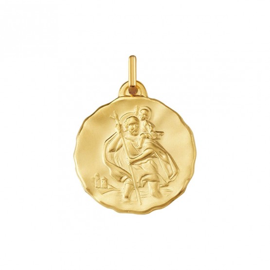 Medalla oro religiosa San Cristobal (1199313)