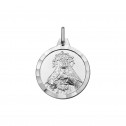 Medalla religiosa Santa Teresa de Jesús en plata