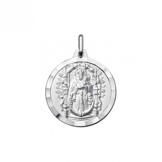 Medalla Virgen del Pino en plata