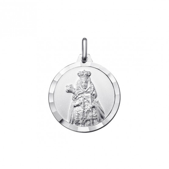 Medalla Virgen de Candelaria en plata de 1ª Ley