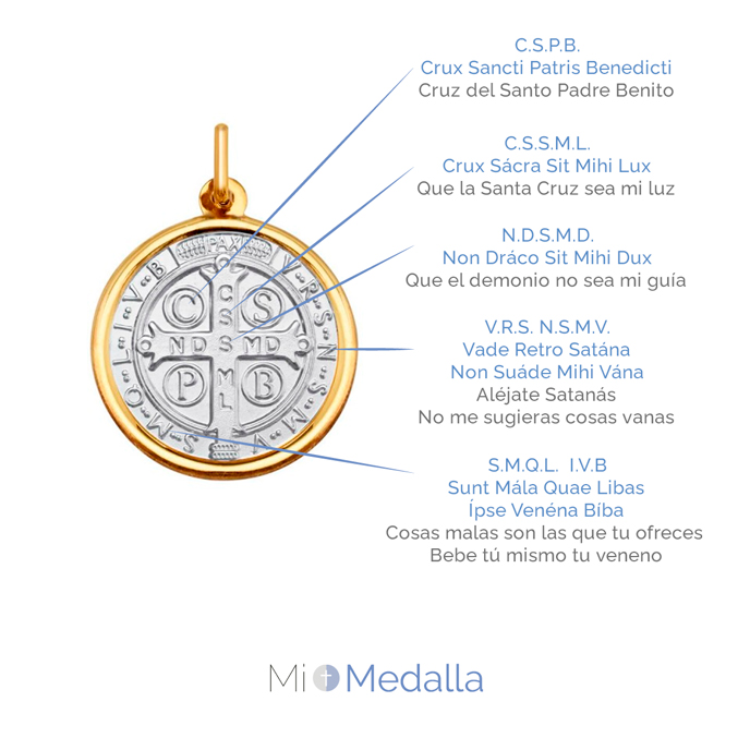 Infografía: ¿Qué significado tiene la medalla de San Benito?