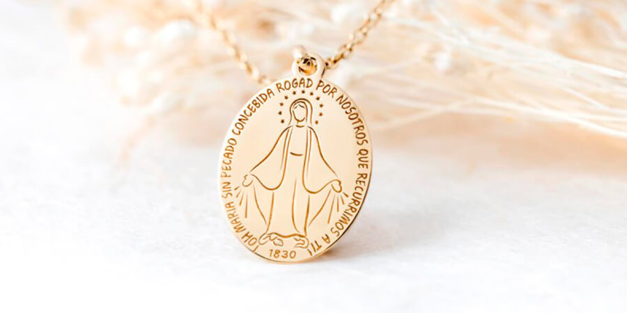 María de la Medalla Milagrosa  Virgen maría, Medallas, Santísima